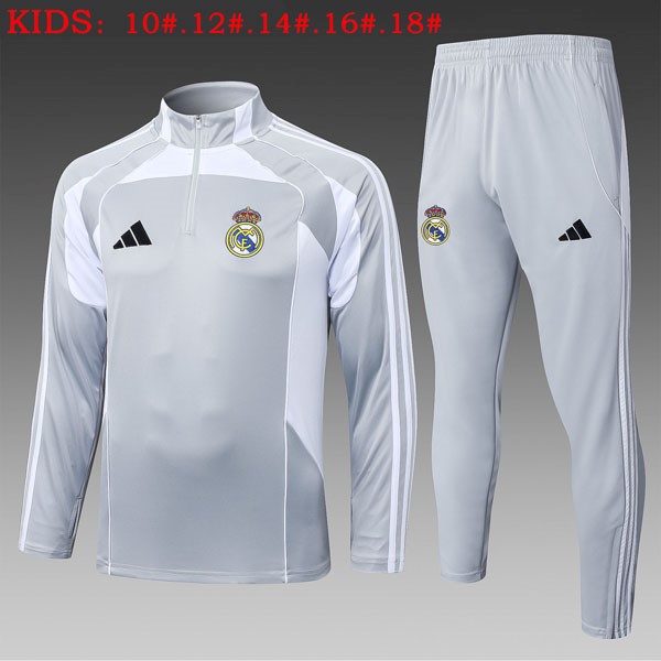Enfant Sweatshirt Real Madrid 2026-27 Gris